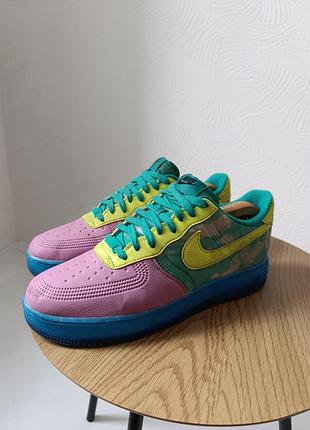 Шкіряні кросівки nike id air force 1 by you custom sneakers