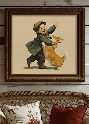 Схема вышивки крестом "счастья": винтажная схема вышивки (загрузить pdf, совместимо с pattern keeper)