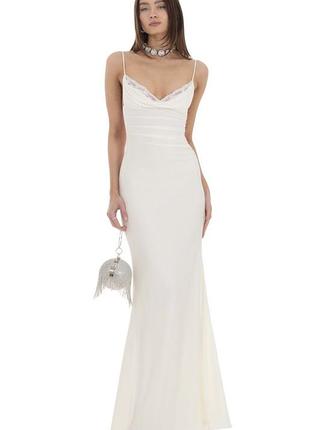 Сукня вечірня біла русалка lucy in the sky розмір xs