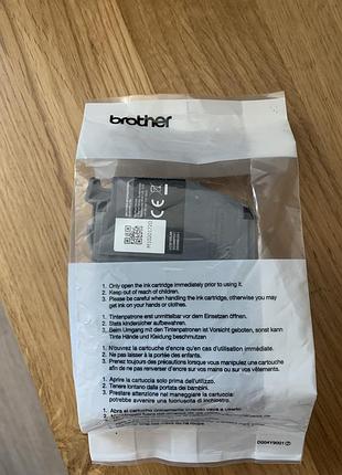 Оригінальний картридж brother lc3219xl bk (black) – новий, запечатаний