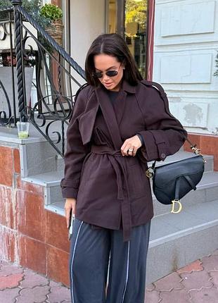 Пальто вкорочене