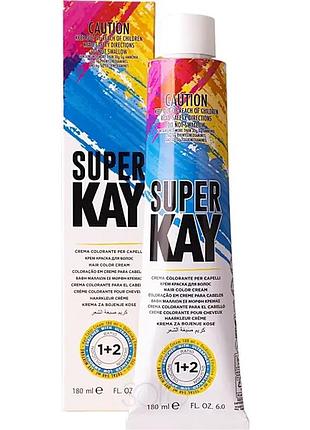 Крем-фарба для волосся kaypro super kay hair color cream 180 мл кольори в описі товару