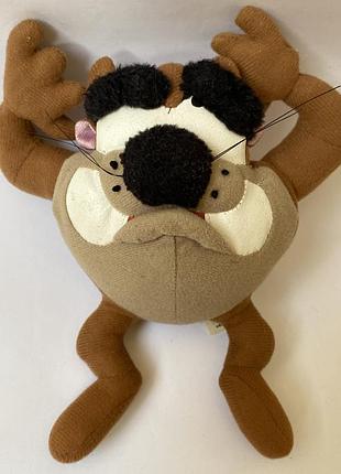 Мягкая игрушка таз персонаж мультфильмов warner bros тасманский дьявол луни тюнз мʼяка іграшка таз