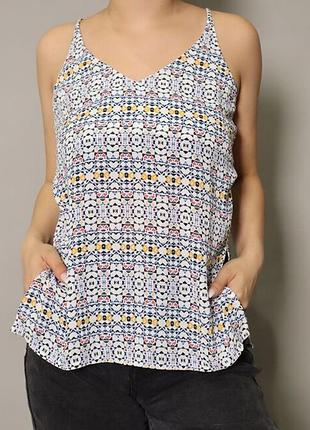 Шифоновий топ у принт №5max