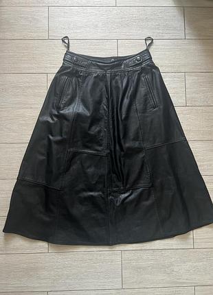Yessica vintage спідниця з натуральної шкіри вінтаж