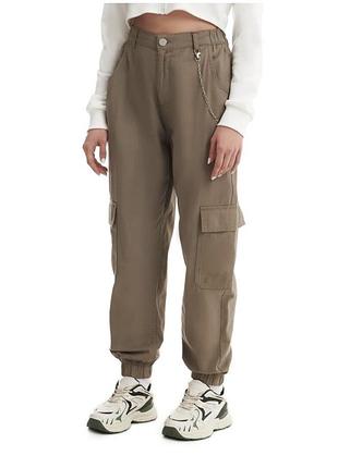 Штани -джогери, сіро-зеленого кольору . 36 розмір