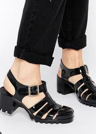 Женские черные в блестке резиновые сандалии, босоножки, мыльницы, 37