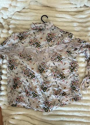 Рубашка блузка topshop єтно стиль