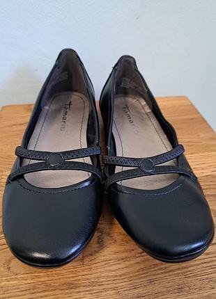Чорні балетки tamaris 37 розмір