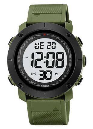 Часы наручные 2122agwt skmei, army green-white
