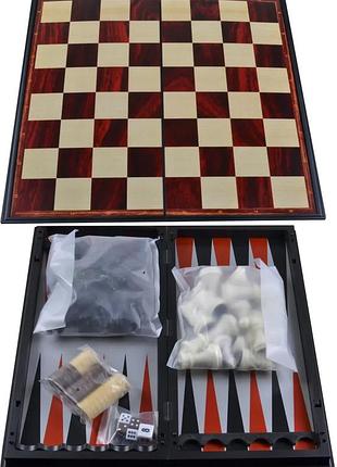Набор нарды, шахматы, шашки 3 в 1 (магнитные, 30х30 см) 47710