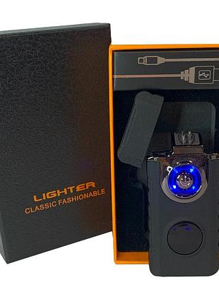 Електрична usb-запальничка з дуговим підпалом (hl-648 black matte)