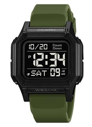 Часы наручные skmei, army green (2537ag)