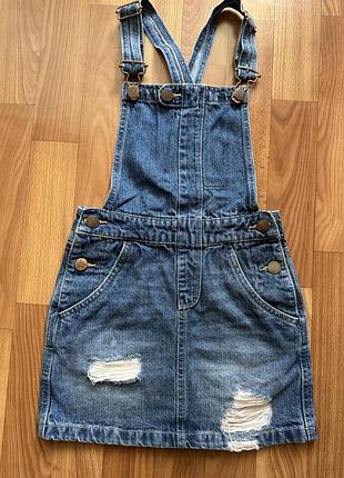 Джинсовий сарафан на дівчинку
