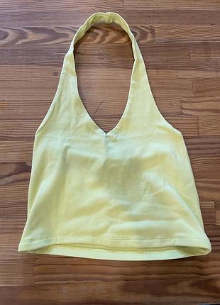 Топ primark жовтий xs-m