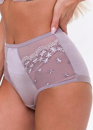 Lanny mode 52334 трусики женские высокая посадка до бы 12334 капучино, черный