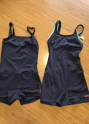 Спортивный купальник шортами