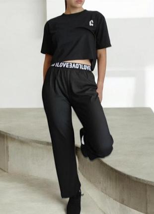 Костюм жіночий спортивний, повсякденний костюм футболка + штани