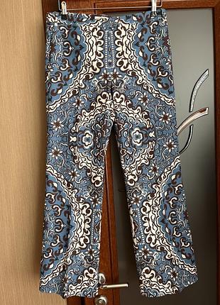 Max mara штани яскраві бавовна еластан