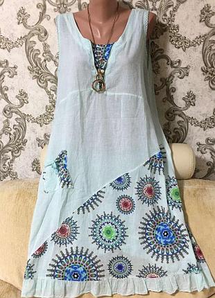 Натуральное платье. италия