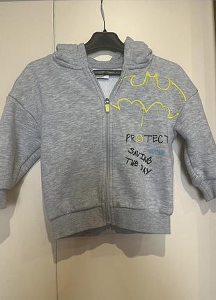 Толстовка для хлопчика з утепленням 98 , оверсайз