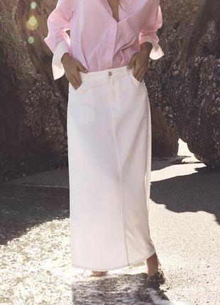 Стильная новая джинсовая юбка zara