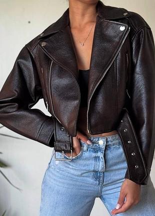 Куртка косуха в стилі zara