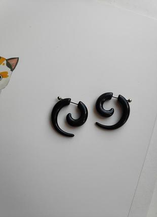 Серьги планы, фейк тоннеля, спирали 8 мм