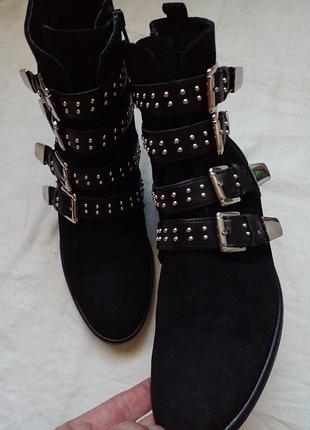 Замшевые ботинки 39 размер