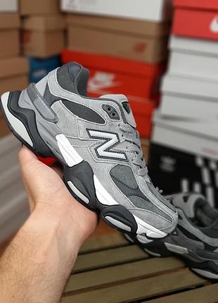 ❄️ чоловічі кросівки new balance 9060 світло сірі з сірим зимові  ❄️