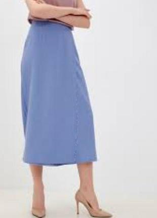 Новая юбка миди с поясом