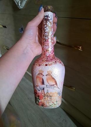 Декоративна пляшка 24 см.