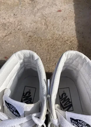 Vans old school white