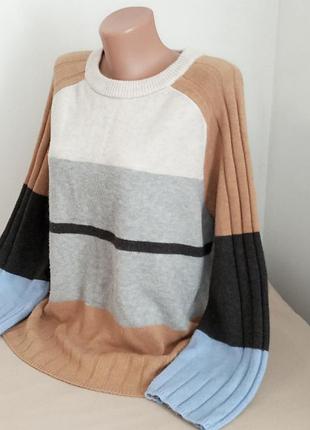 Теплый свитер, объемный