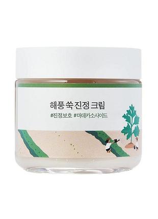 Успокаивающий крем round lab mugwort calming cream 80 ml