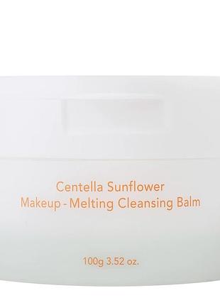 Гідрофільний бальзам для демакіяжу haruharu wonder centella sunflower makeup melting cleansing balm 100g