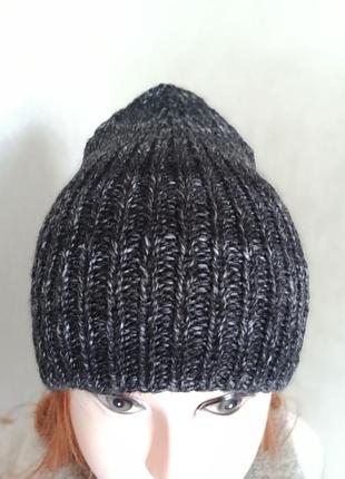 Шапка бини демисезон размер 54-55 см (мод21)