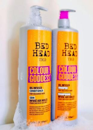 Tigi colour protection colour goddess
шампунь та бальзам для фарбованого волосся 970мл⚡⚡⚡