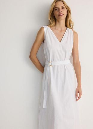 Абсолютно нове біле бавовняне плаття reserved