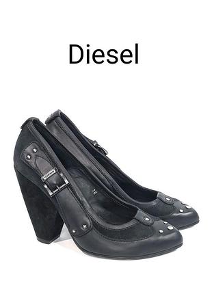 Кожаные женские туфли diesel soul pump оригинал