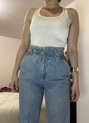 Джинси жіночі reserved голубі на резинці