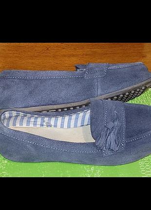 Замшевые лоферы walkx women нитевичка 
размер 37÷38.