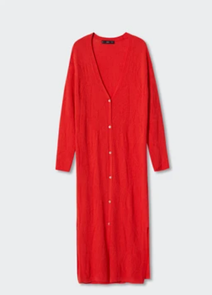 Кардиган-платье фактурний mango