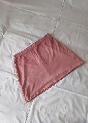 Розовая юбка primark l 42