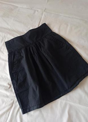 Черная графитовая юбка chicoree s 36