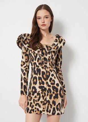 Сукня в принт лео