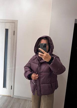 Зимняя осенняя теплая куртка пуховик