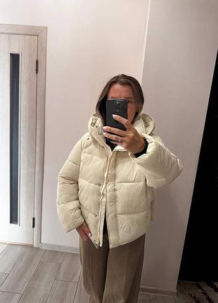 Зимняя осенняя теплая куртка пуховик