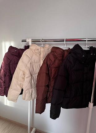 Зимняя осенняя теплая куртка пуховик