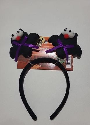 Декоративная повязка на голову lidl "летучая мышь на хелловин"